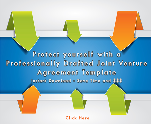Protect yourself with a JV Agreement template