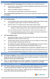 SA Residential Tenancy Agreement Sample - click to enlarge